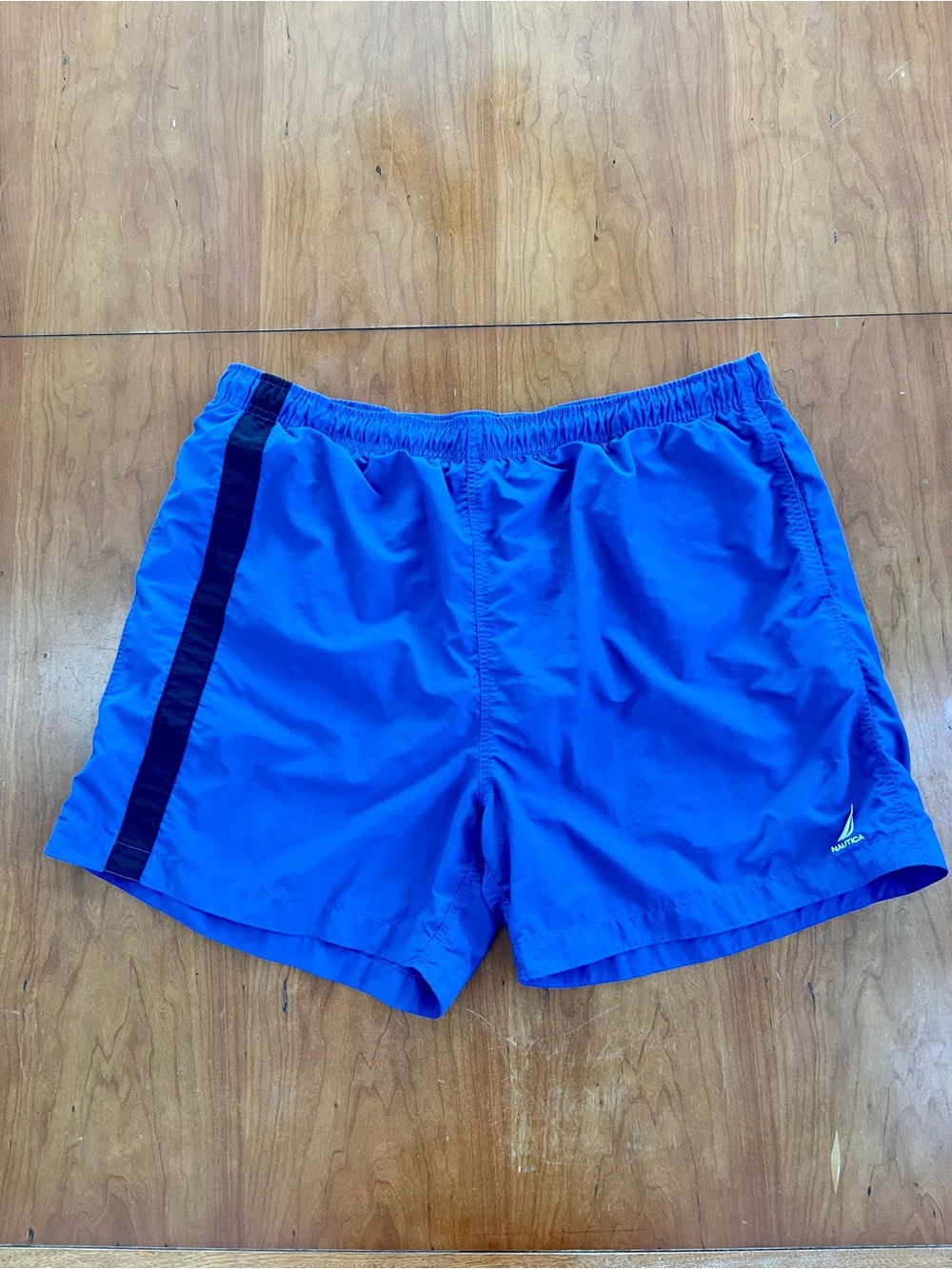 Nautica Men's Royal Blue Quick Dry Swim Trunks with Drawstring Elastic Waist XXL